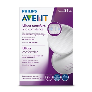 Avent SCF254/24 Göğüs Pedi 24'lü - Philips Avent