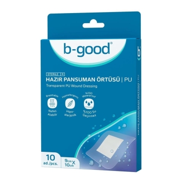 B-good Hazır Pansuman Örtüsü 9x10 cm 10 Adet - B-good