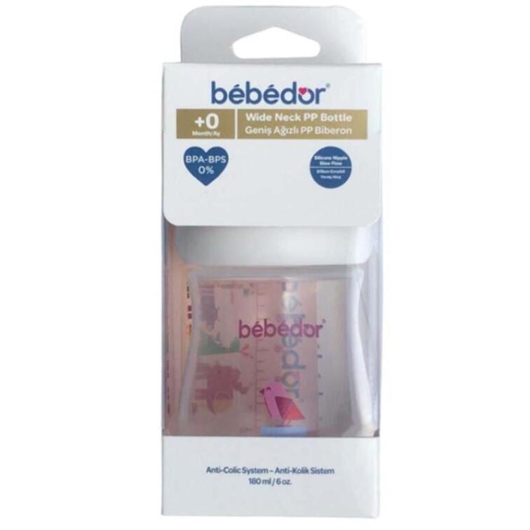 Bebedor Geniş Ağızlı PP Biberon 180ml - 1