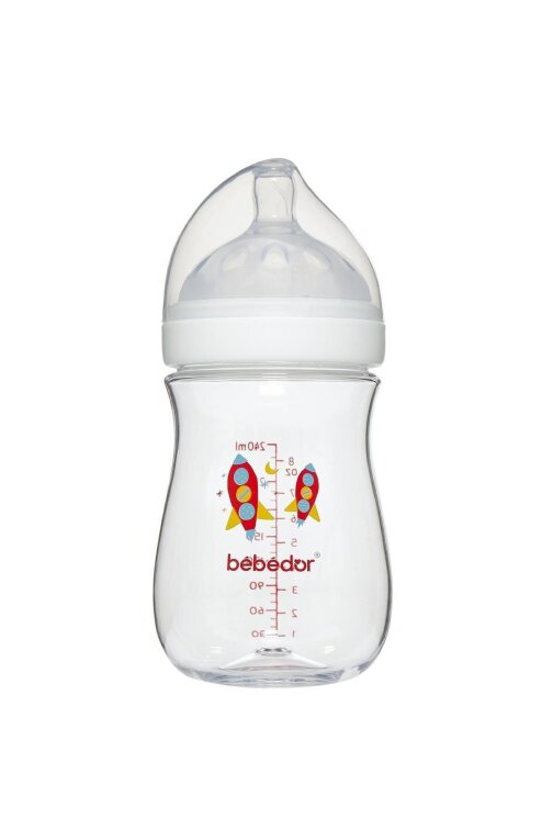 Bebedor Tritan Geniş Ağız Antikolik Biberon 240 ml - 1