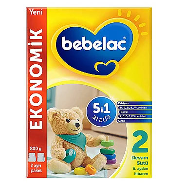 Bebelac 2 Devam Sütü 800 gr 6-9 Ay - Bebelac