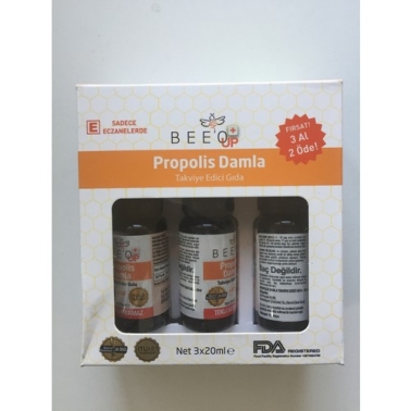 Bee'o Up Propolis Damla %30 20 ml - 3 Al 2 Öde - Bee`o Up