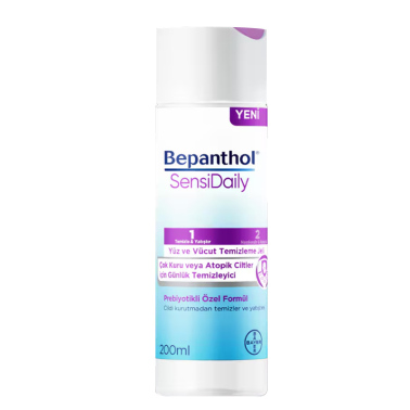 Bepanthol SensiDaily 200 ml Yüz ve Vücut Temizleme Jeli - Bepanthol