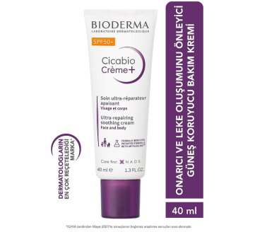 Bioderma Cicabio Creme SPF50+ 40 ml - Bioderma