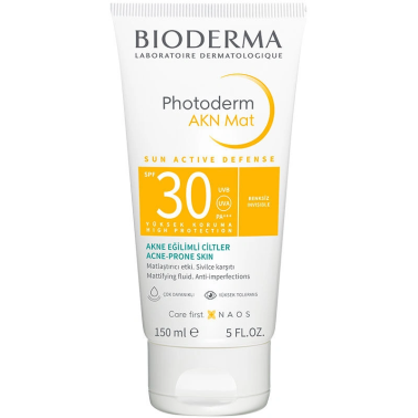 Bioderma Photoderm AKN Mat Spf30+ Güneş Koruyucu Krem 150 ml - Bioderma