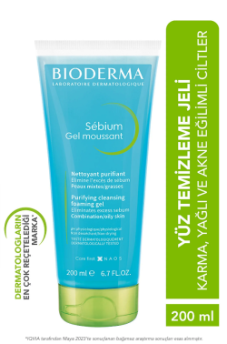 Bioderma Sebium Foaming Temizleme Jeli 200 ml (Özel Fiyatlı) - Bioderma