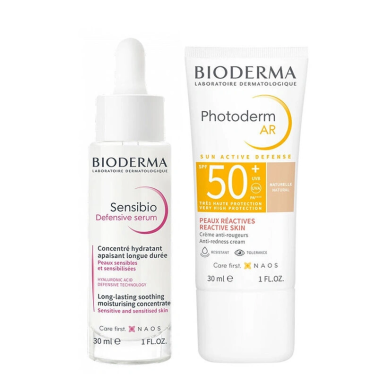 Bioderma Sensibio Defensive Serum 30 ml + Photoderm Ar Spf 50 Creme 30 ml - Bioderma