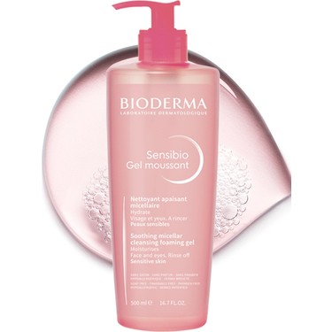 Bioderma Sensibio Foaming Cilt Temizleme Jeli 500 ml - Bioderma