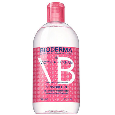 Bioderma Sensibio H2O Yüz ve Makyaj Temizleme Suyu 500 ml - Victoria Beckham Limited Edition - 1