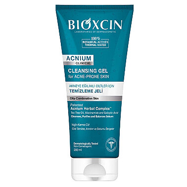 Bioxcin Acnium Sebum Dengeleyici 200 ml Yüz Temizleme Jeli - Bioxcin