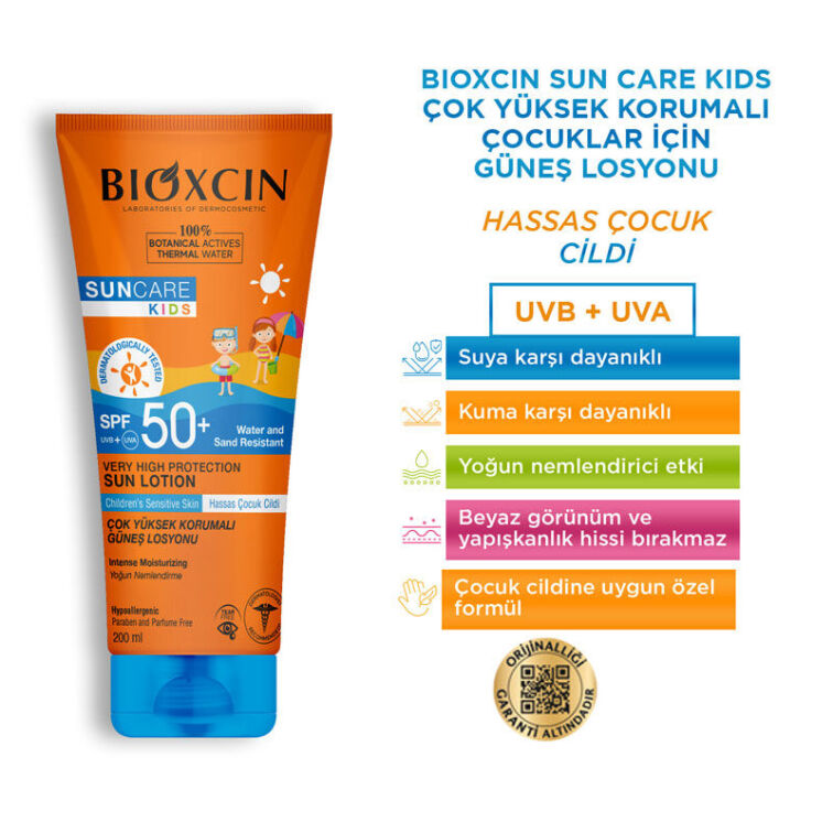 Bioxcin Sun Care Çocuklar için Güneş Losyonu SPF 50+ 200 ml - 2