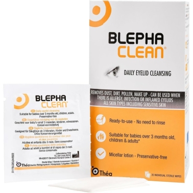 Blephaclean 20 Adet Göz Kapağı Temizleme Mendili - Thea
