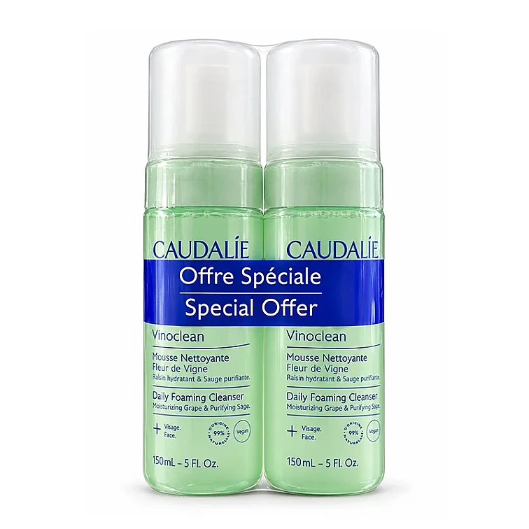 Caudalie Vinoclean Temizleme Köpüğü İkili Set 2x150 ml - 1