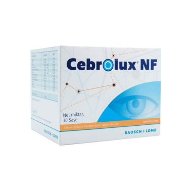 Cebrolux Nf 30 Saşe Sitikolin ve Çinko Takviyesi - Bausch & Lomb
