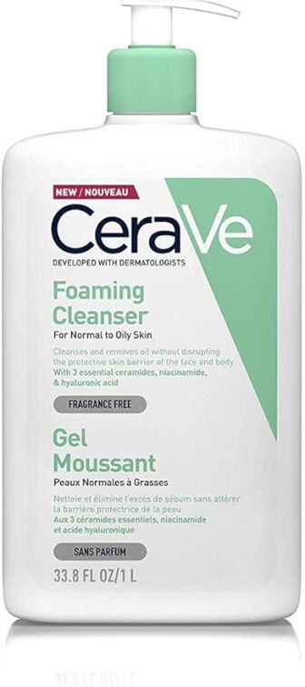 CeraVe Foaming Cleanser – 1 Litre - 1