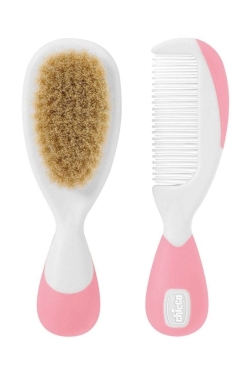 Chicco Fırça ve Tarak Seti 0 Ay+ Pembe - Chicco