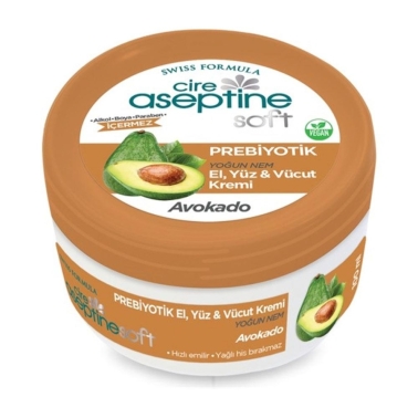 Cire Aseptine Soft Prebiyotik Avokado El Yüz ve Vücut Kremi 100 ml - CIRE ASEPTINE