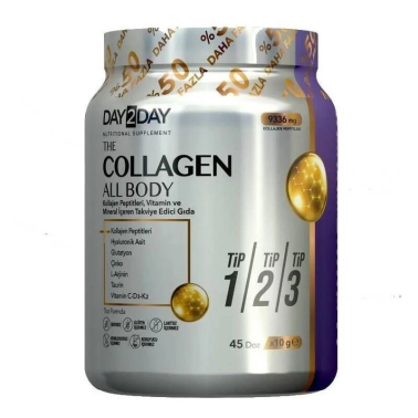 Day2Day The Collagen All Body Takviye Edici Gıda 450 gr - Day2Day