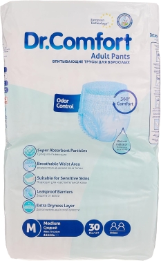 Dr. Comfort Emici Külot Bez Medium 30'lu - Dr. Comfort