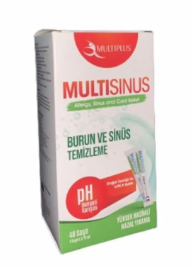 Multiplus Burun ve Sinüs Temizleme Yedek 48 Saşe - Multiplus