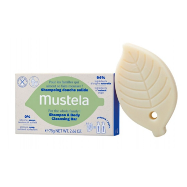 Mustela Shampoo Body Cleansing Bar 75 g - Mustela