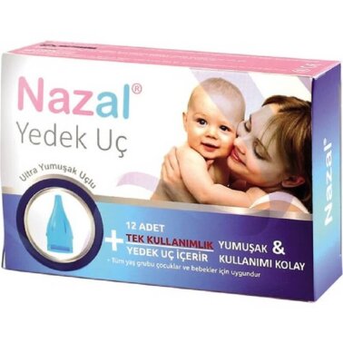 Nazal Burun Aspiratörü Yedek Uç 12'li - Nazal