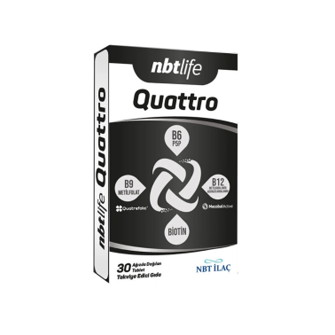 Nbt Life Quattro Takviye Edici Gıda 30 Tablet - NBT Life
