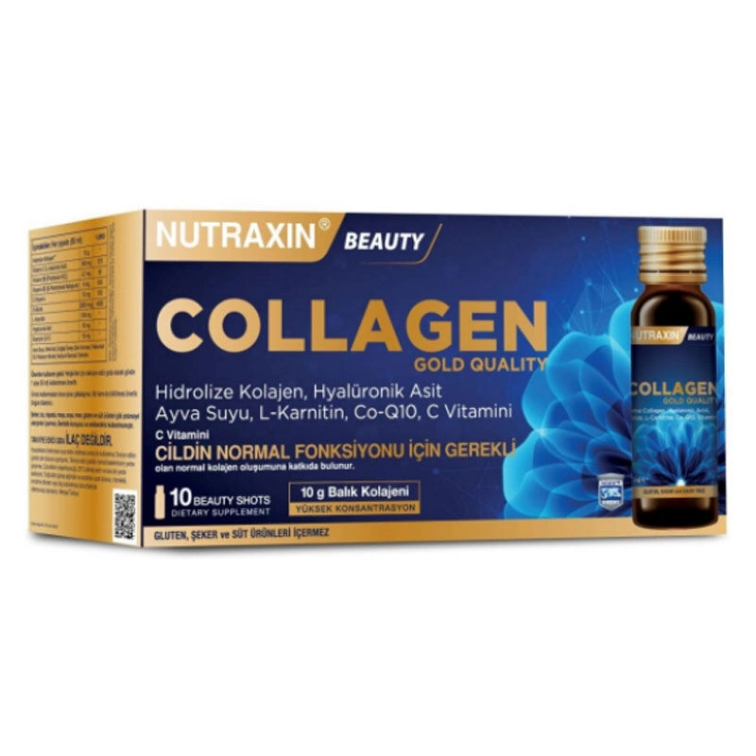 Nutraxin Beauty Gold Kollajen 10 x 50 ml - 1