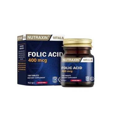Nutraxin Folic Acid 100 Tablet - Nutraxin