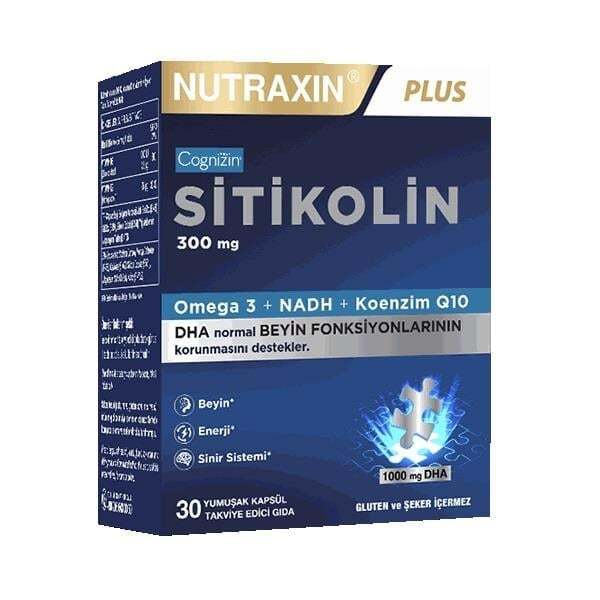 Nutraxin Sitikolin 30 Kapsül - 1