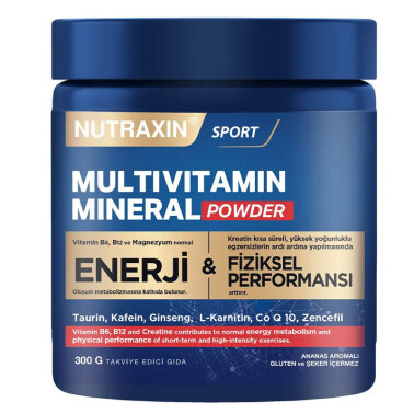 Nutraxin Sport Multivitamin Mineral Powder 300 gr - Nutraxin