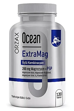Ocean Extramag Üçlü Kombinasyon P5P 120 Tablet - Orzax Ocean