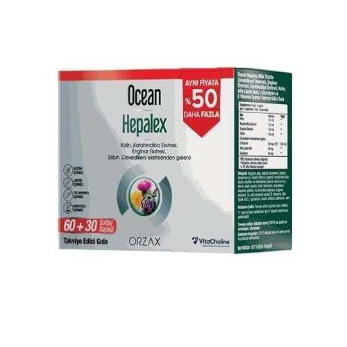 Ocean Hepalex 90 Kapsül - 1