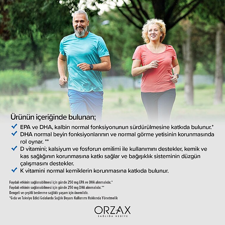 Ocean Pulse Omega 3- Vit K2 - Vit D3 -Ubiquinol 30 Kapsül - 5