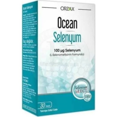 Ocean Selenyum 100 mcg 30 Tablet - Orzax Ocean