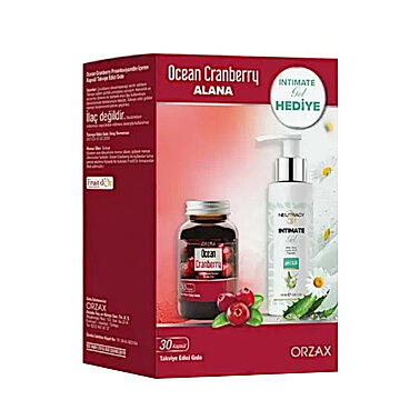 Orzax Ocean Cranberry Alana Intımate Gel Hediye - Orzax Ocean
