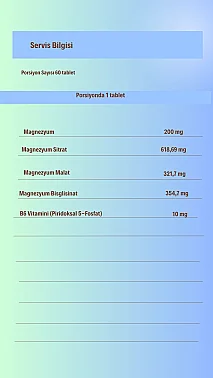 Orzax Ocean ExtraMag Üçlü Magnezyum Kombinasyonu 60 Tablet - 4