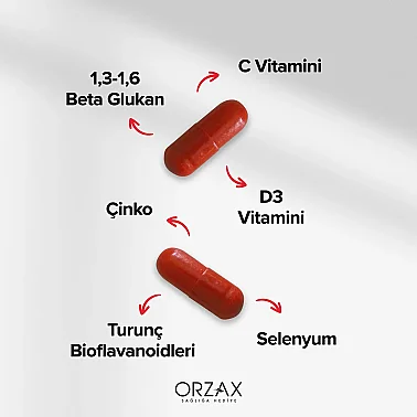Orzax Ocean İmunol Complex Beta Glukan Takviyesi 30 Kapsül - 4