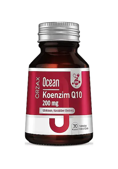 Orzax Ocean Koenzim Q10 200 mg Ubikinon 30 Kapsül - 1