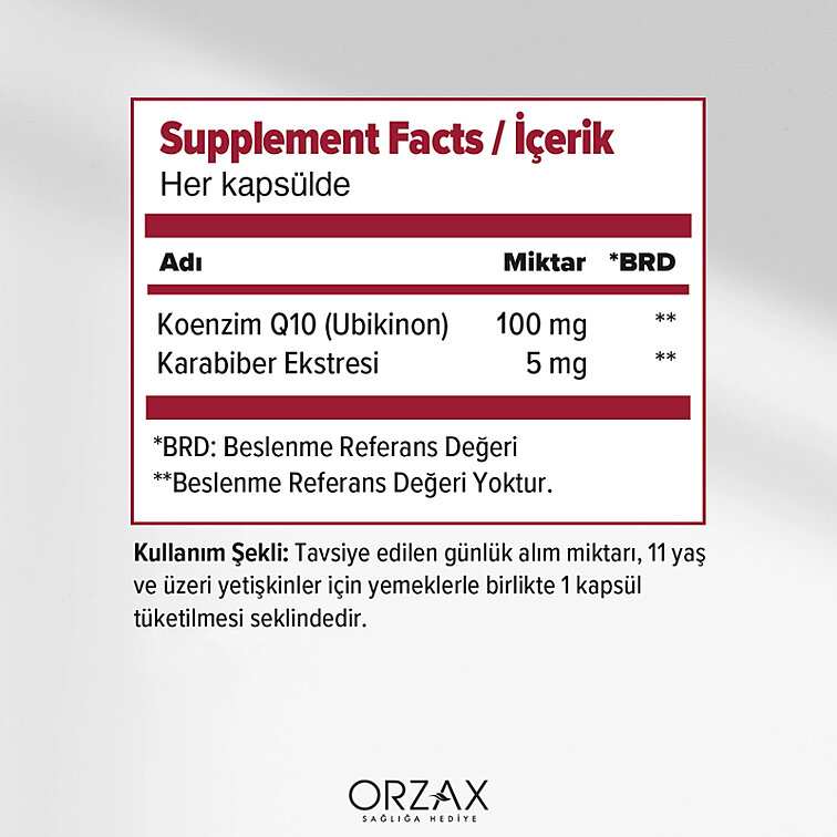 Orzax Ocean Koenzim Q10 30 Kapsül - 2