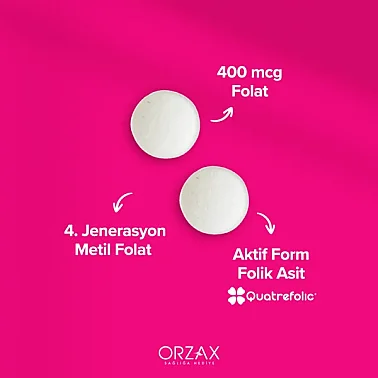 Orzax Ocean Methyl Folat 30 Tablet - 3