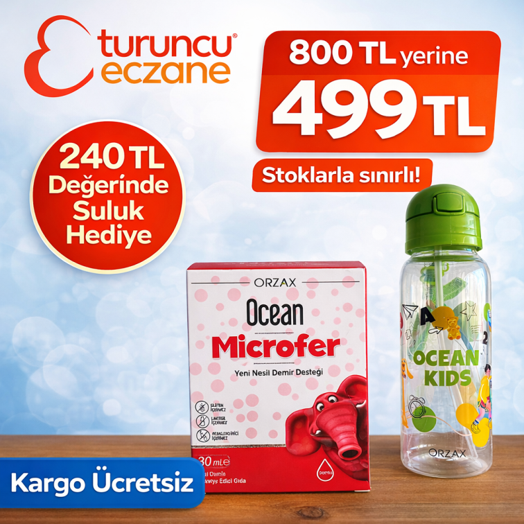 Orzax Ocean Microfer 30 ml Damla – Suluk Hediyeli - 1