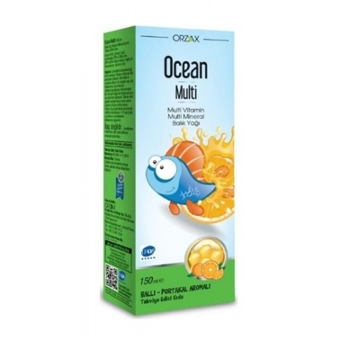 Ocean Multi Ballı Portakal Konsantreli Şurup 150 ml - Orzax Ocean