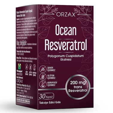 Orzax Ocean Resveratrol Takviye Edici Gıda 30 Kapsül - Orzax Ocean