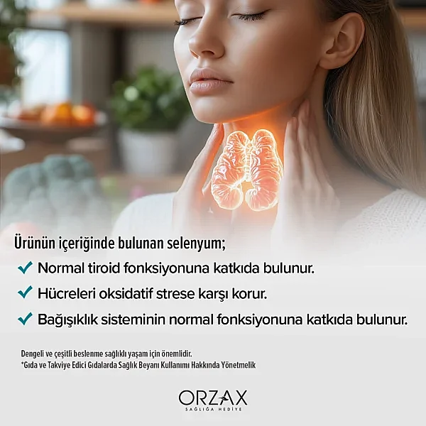 Orzax Ocean Selenyum 200 mcg Yüksek Doz 60 Tablet - 4