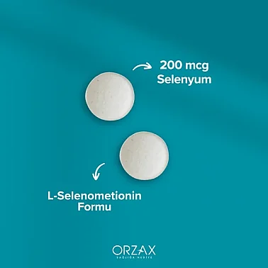Orzax Ocean Selenyum 200 mcg Yüksek Doz 60 Tablet - 3