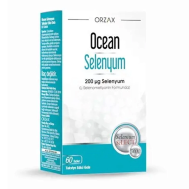 Orzax Ocean Selenyum Takviye Edici Gıda 60 Tablet - Orzax Ocean