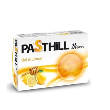Pasthill Bal ve Limon Pastil Drops 24 Adet - LedaPharma