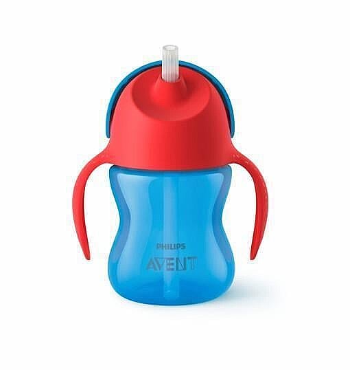 Philips Avent SCF796/01 Desenli Pipetli Bardak 200 ml Mavi - 1