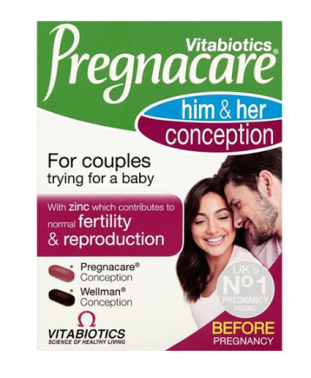 Pregnacare Him & Her Conception Tablet 20 For Her + 30 For Him - Vitabiotics